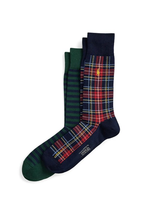 Polo Ralph Lauren skarpetki 2-pack kolor multicolor 449P04709