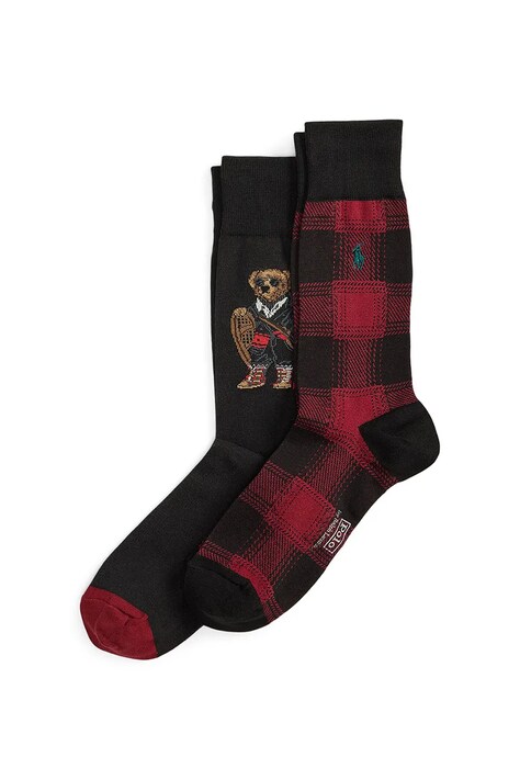 Polo Ralph Lauren skarpetki 2-pack kolor czarny 449P04711
