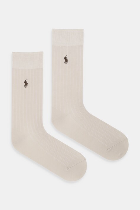 Polo Ralph Lauren skarpetki 2-pack kolor beżowy 449P05399