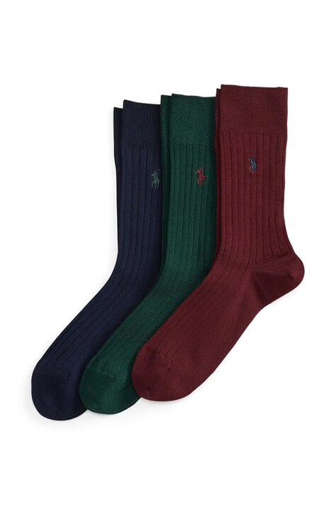 Polo Ralph Lauren skarpety męskie 3-pack czerwone 449P05400
