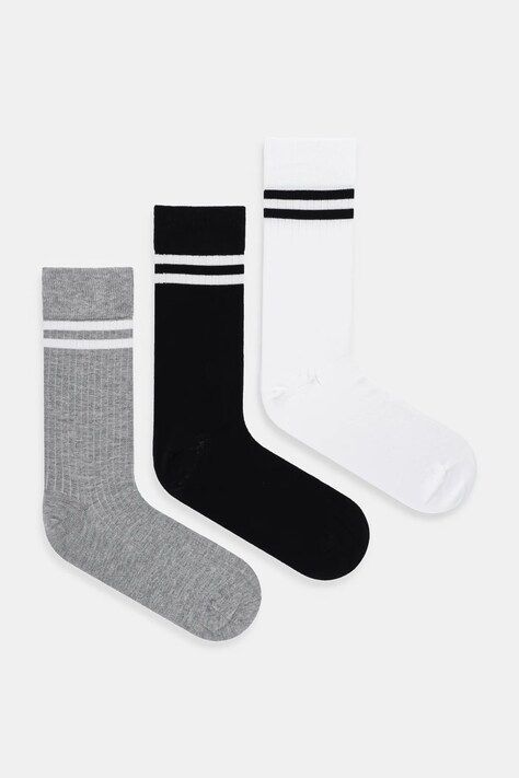Pepe Jeans skarpetki 3-pack kolor szary PMU30045