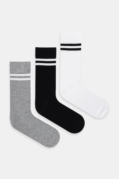 Κάλτσες Pepe Jeans 3-pack χρώμα: γκρι, PMU30045