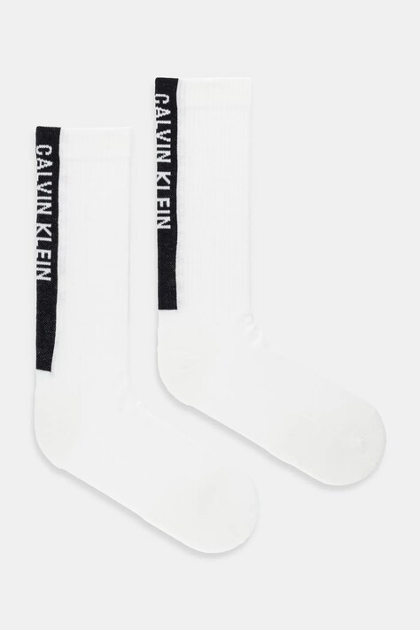 Calvin Klein Jeans skarpetki 2-pack kolor biały 701235977
