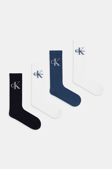 Calvin Klein Jeans skarpetki 4-pack kolor biały 701235982