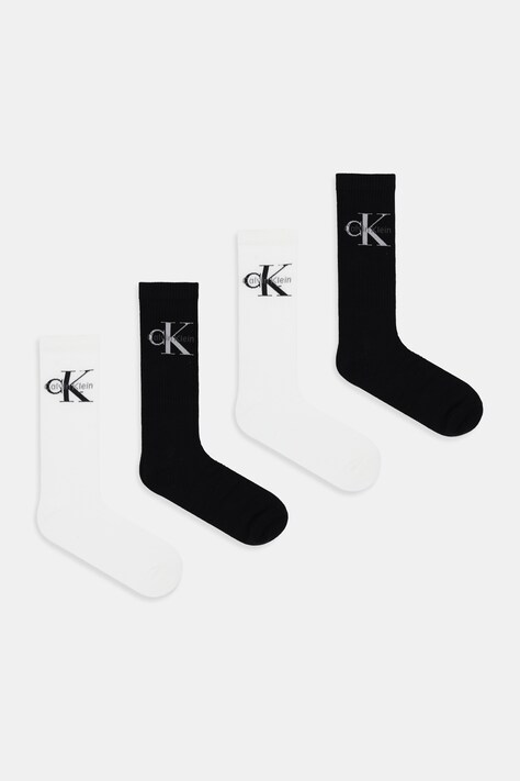Calvin Klein Jeans skarpetki 4-pack kolor czarny 701235982