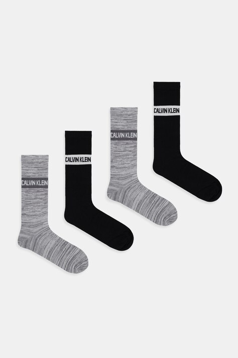 Calvin Klein Jeans skarpetki 4-pack kolor szary 701235983