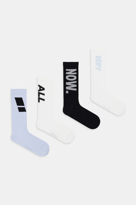 Calvin Klein Jeans skarpetki 4-pack kolor niebieski 701236603