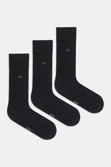 Calvin Klein skarpetki 3-pack kolor czarny 701234208