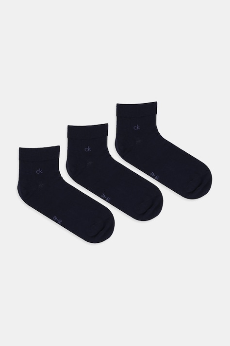 Calvin Klein skarpetki 3-pack kolor granatowy 701234209