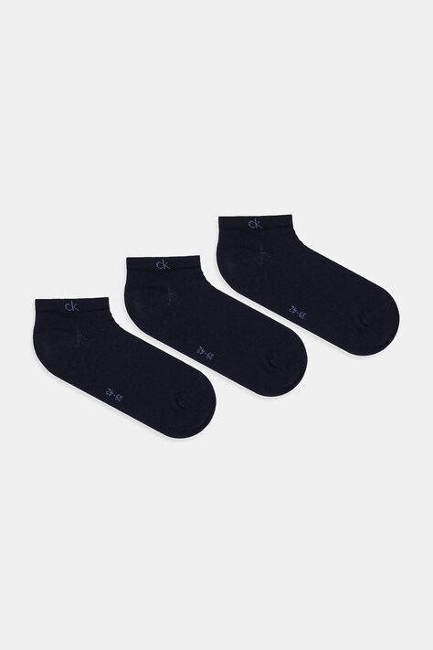 Calvin Klein skarpetki 3-pack kolor granatowy 701234366