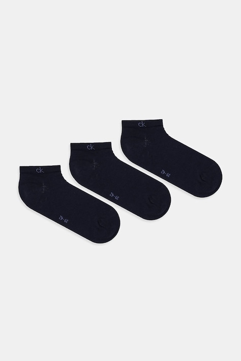 Calvin Klein skarpetki 3-pack kolor granatowy 701234366
