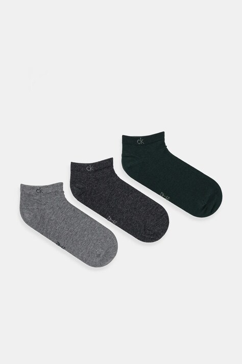Calvin Klein skarpetki 3-pack kolor zielony 701234366
