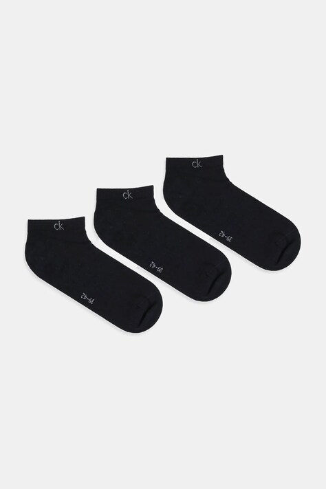 Calvin Klein skarpetki 3-pack kolor czarny 701234366