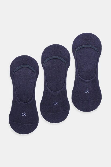 Calvin Klein skarpetki 3-pack kolor granatowy 701234367