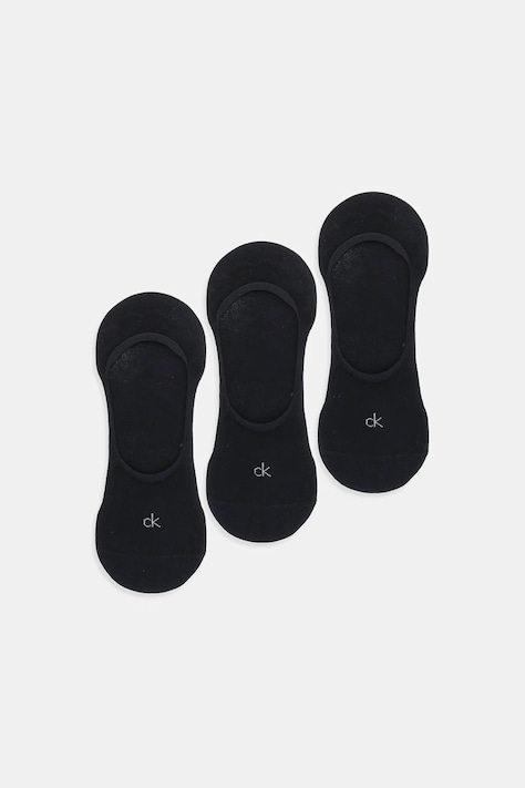 Ponožky Calvin Klein 3-pak čierna farba, 701234367