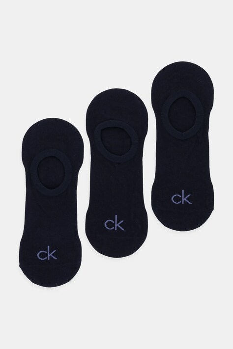 Calvin Klein skarpetki 3-pack kolor granatowy 701236412