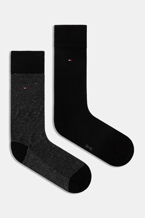 Tommy Hilfiger skarpetki 2-pack kolor czarny 701236313