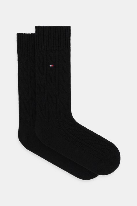 Tommy Hilfiger skarpetki z dodatkiem wełny kolor czarny 701236316