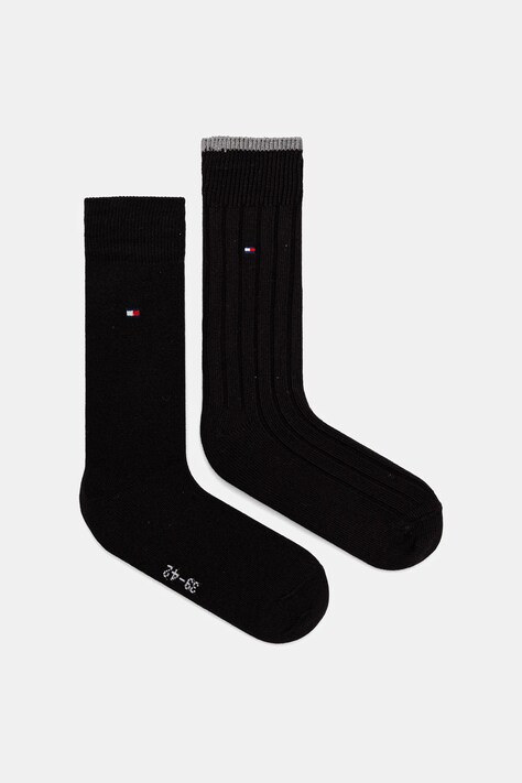 Tommy Hilfiger skarpetki 2-pack kolor czarny 701236317
