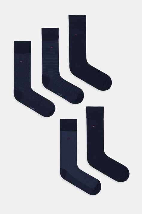 Ponožky Tommy Hilfiger 5-pack tmavomodrá barva, 701235374