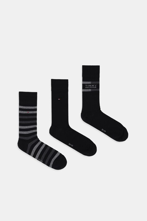 Tommy Hilfiger skarpetki 3-pack kolor czarny 701235376