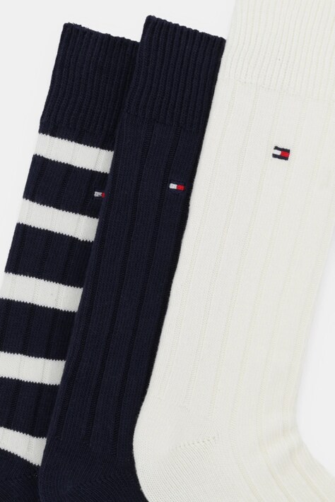 Шкарпетки Tommy Hilfiger 3-pack — AW25-LGM04R, темно-синій — фото 2