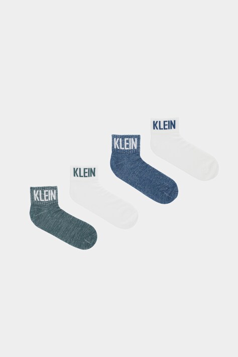 Calvin Klein Jeans skarpetki 4-pack kolor niebieski 701238239