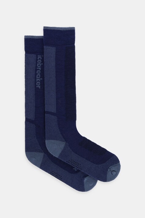 Icebreaker skarpety narciarskie Merino Ski+ kolor granatowy IB0A573P04P1