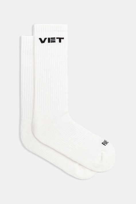 VETEMENTS skarpetki Vet kolor biały UH76SO250W