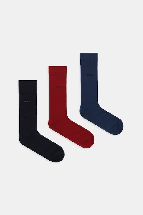 BOSS șosete 3-pack culoarea bleumarin, 50558589