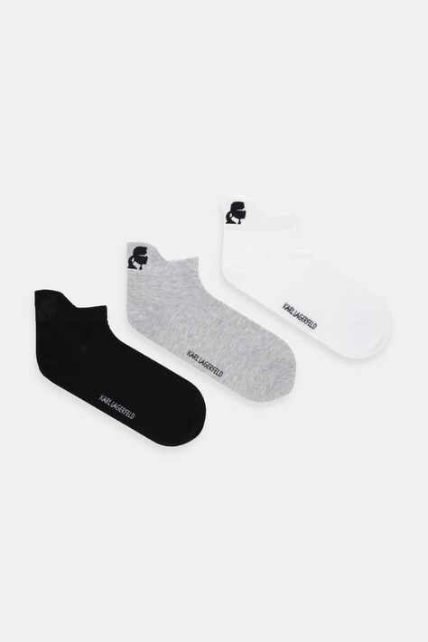 Karl Lagerfeld skarpetki 3-pack kolor biały A4M47041