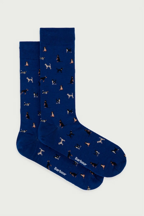 Barbour Ponožky pánské s bavlnou Mavin šedé MSO0068