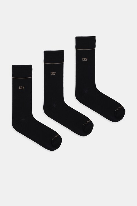 CR7 Cristiano Ronaldo skarpetki 3-pack kolor czarny 8273.80.155