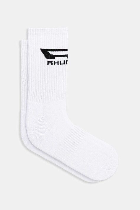 RHUDE skarpetki Campione Logo kolor biały RHPF25SO04750