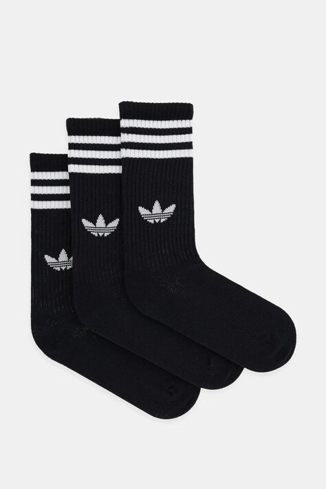 Шкарпетки adidas Originals 3-Stripes 3-pack колір чорний JV7402
