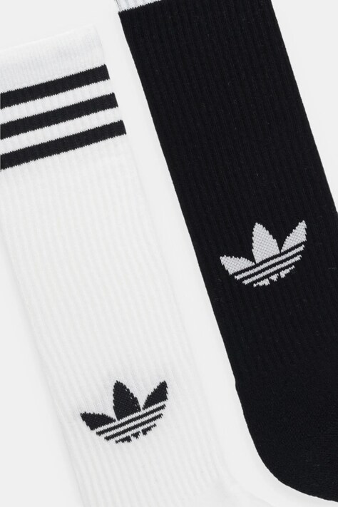 Шкарпетки adidas Originals 3-Stripes 2-pack — AW25-LGU00J, білий — фото 2