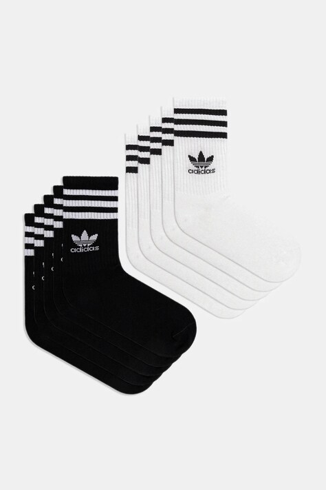adidas Originals șosete 3-Stripes 10-pack culoarea alb, JY0231