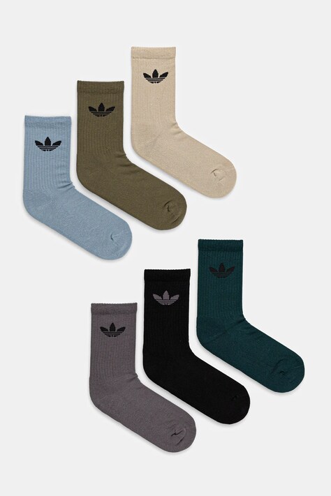 adidas Originals skarpetki Tr Crew S 6-pack kolor czarny JY2680
