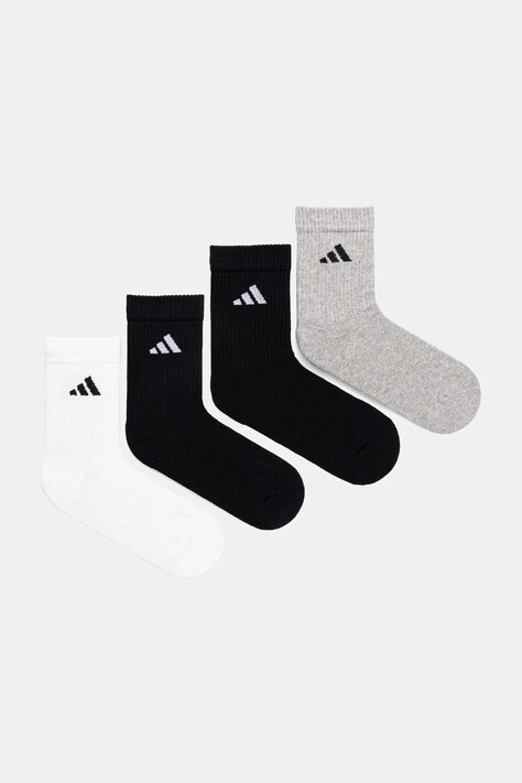 adidas șosete 6-pack culoarea alb, JW6008