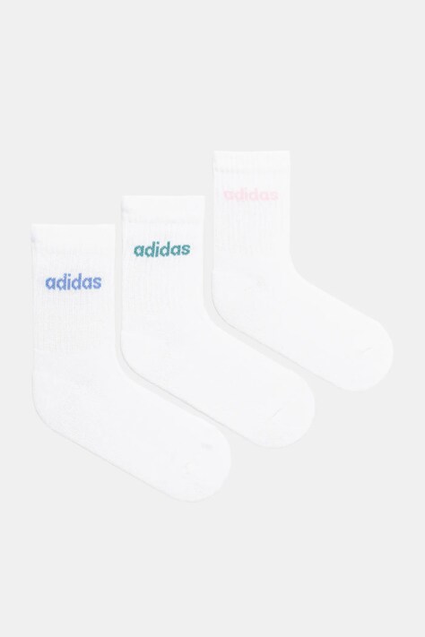 adidas șosete 3-pack culoarea alb, KB0083