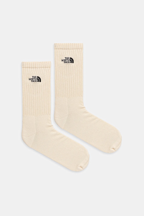 Ponožky The North Face 2-pak béžová farba, NF0A8EGPLE71