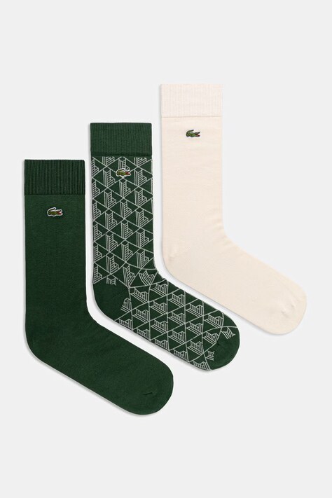 Lacoste skarpety 3-pack multicolor RA5996