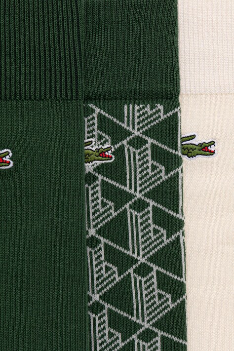 Lacoste шкарпетки 3 шт — AW25-LGU031, барвистий — фото 2