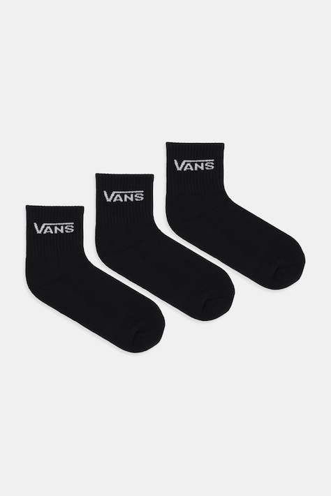 Čarape Vans 3-pack boja: crna, VN000QBWBLK1
