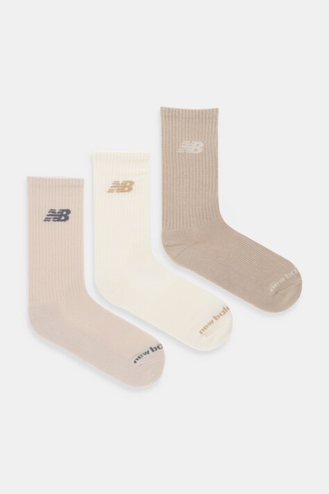 New Balance skarpetki 3-pack kolor beżowy LAS51293AS1