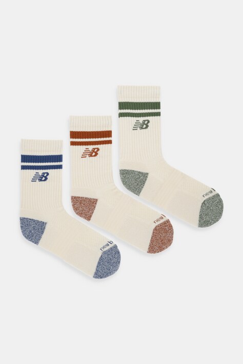 New Balance skarpetki 3-pack kolor beżowy LAS35210AS3