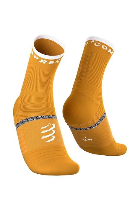 Compressport skarpety sportowe Pro Marathon V2.0 żółte SMCU378