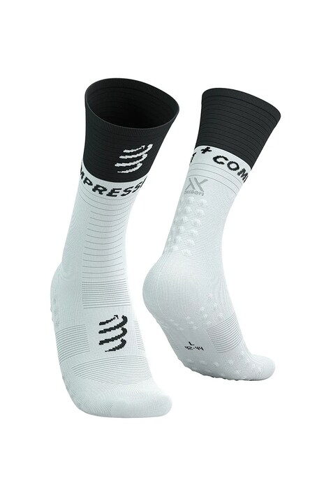 Compressport skarpetki Mid Compression v2.0 kolor biały SQTU354