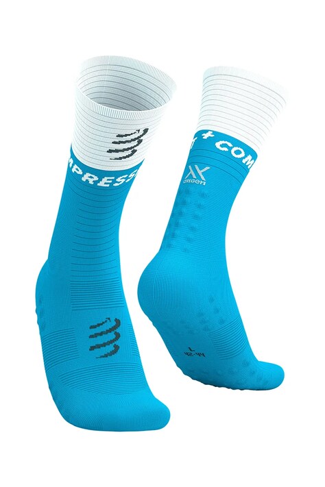 Compressport skarpetki Mid Compression v2.0 kolor niebieski SQTU354