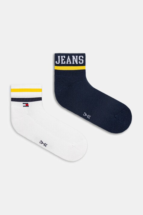 Tommy Jeans skarpetki 2-pack kolor granatowy 701236467